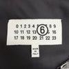 エムエムシックス メゾンマルジェラ Midi Dress 異素材切替 ノースリーブ ワンピース グレー 40 レディース