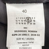 エムエムシックス メゾンマルジェラ Midi Dress 異素材切替 ノースリーブ ワンピース グレー 40 レディース