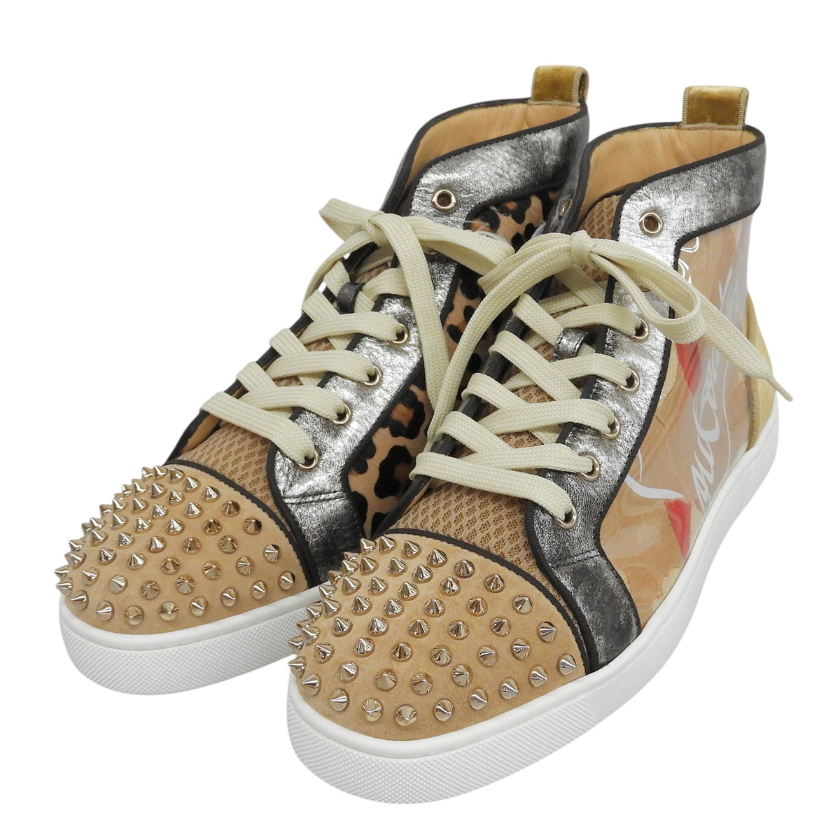 クリスチャンルブタン LOU SPIKES LOUBI KRAFT FLAT スニーカー マルチ 42.5 メンズ
