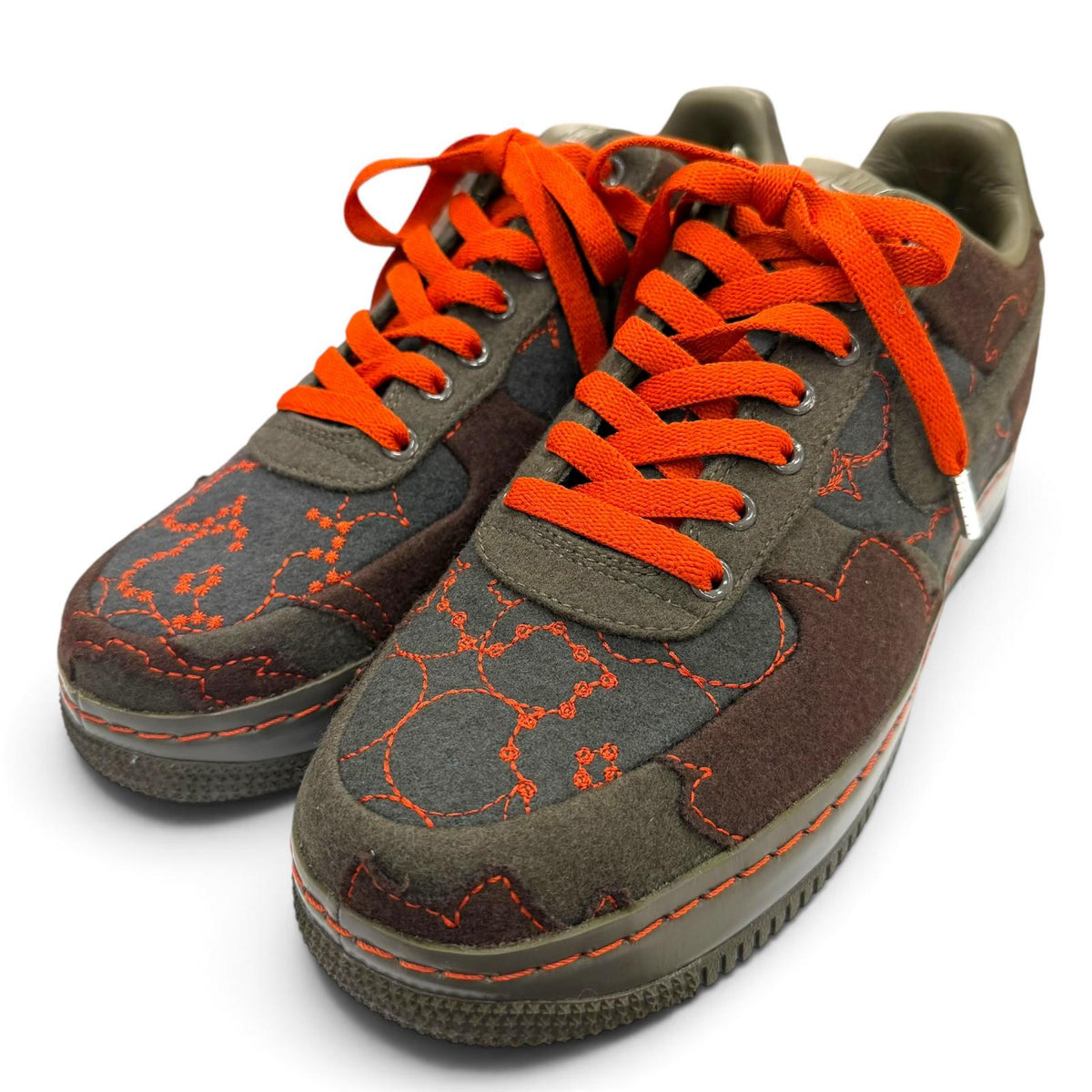 ナイキ Air Force 1 Low Supreme TZ Maharam エアフォース1 ロウ シュプリーム インサイドアウト マハラム スニーカー カーキ 26 メンズ