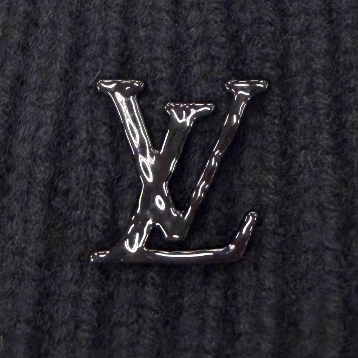 ルイヴィトン ビーニー LV アヘッド 帽子 ニットキャップ ブラック メンズ