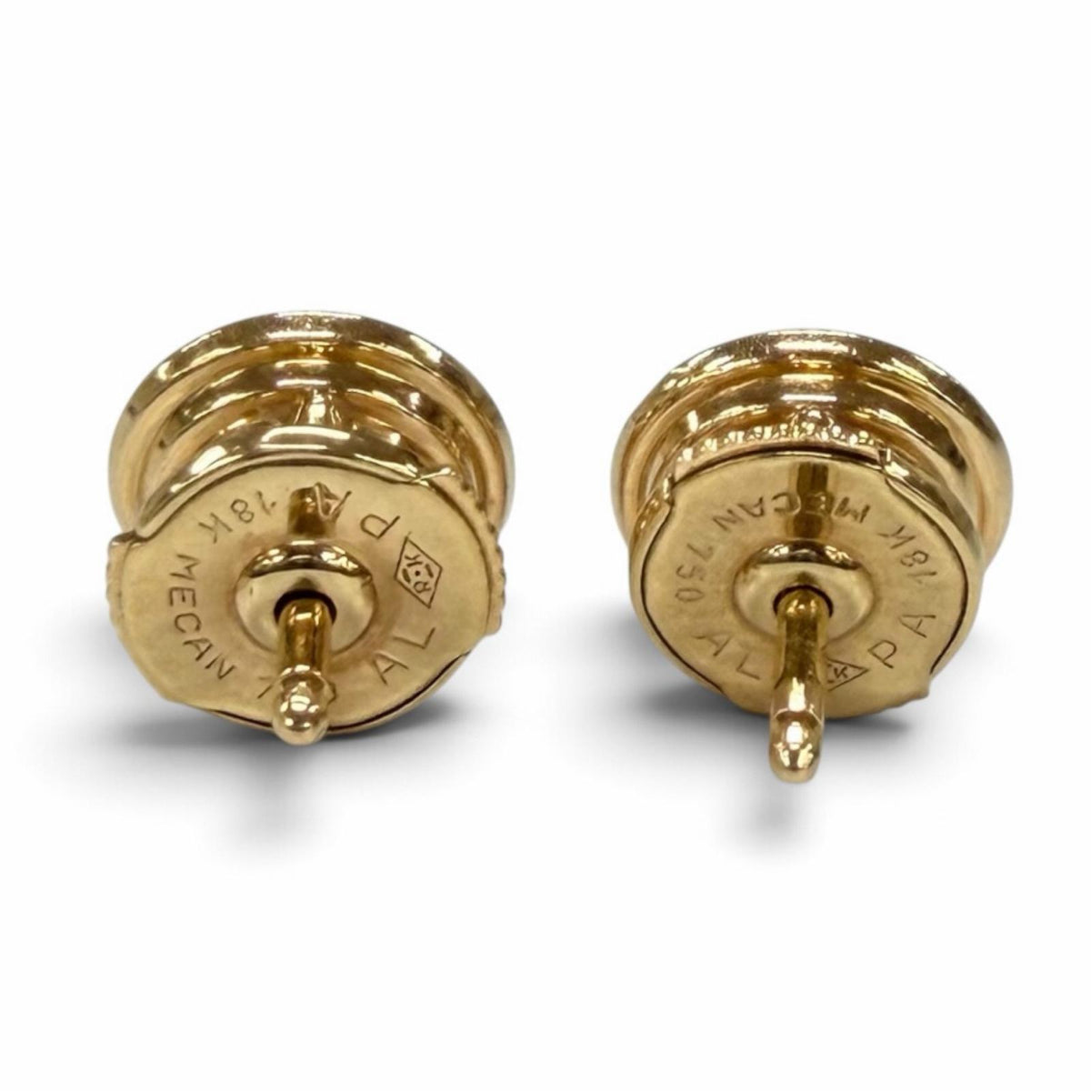 カルティエ ダムール ダイヤ ピアス 枠：8mm ダイヤ中央:約0.18ct ピアス ピンクゴールド レディース