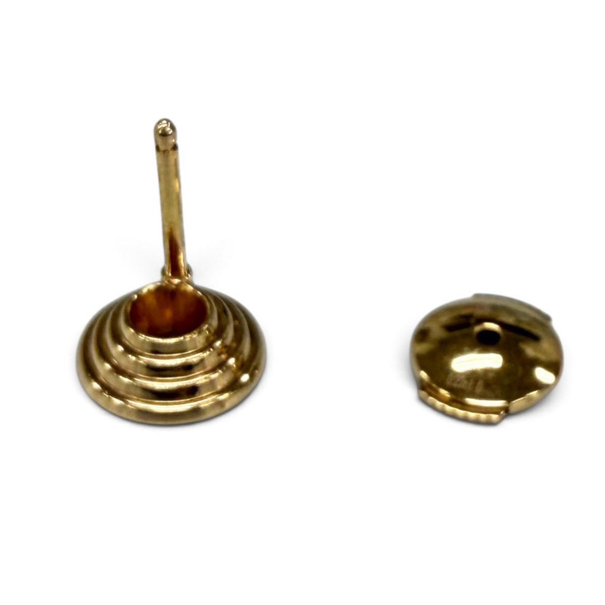 カルティエ ダムール ダイヤ ピアス 枠：8mm ダイヤ中央:約0.18ct ピアス ピンクゴールド レディース
