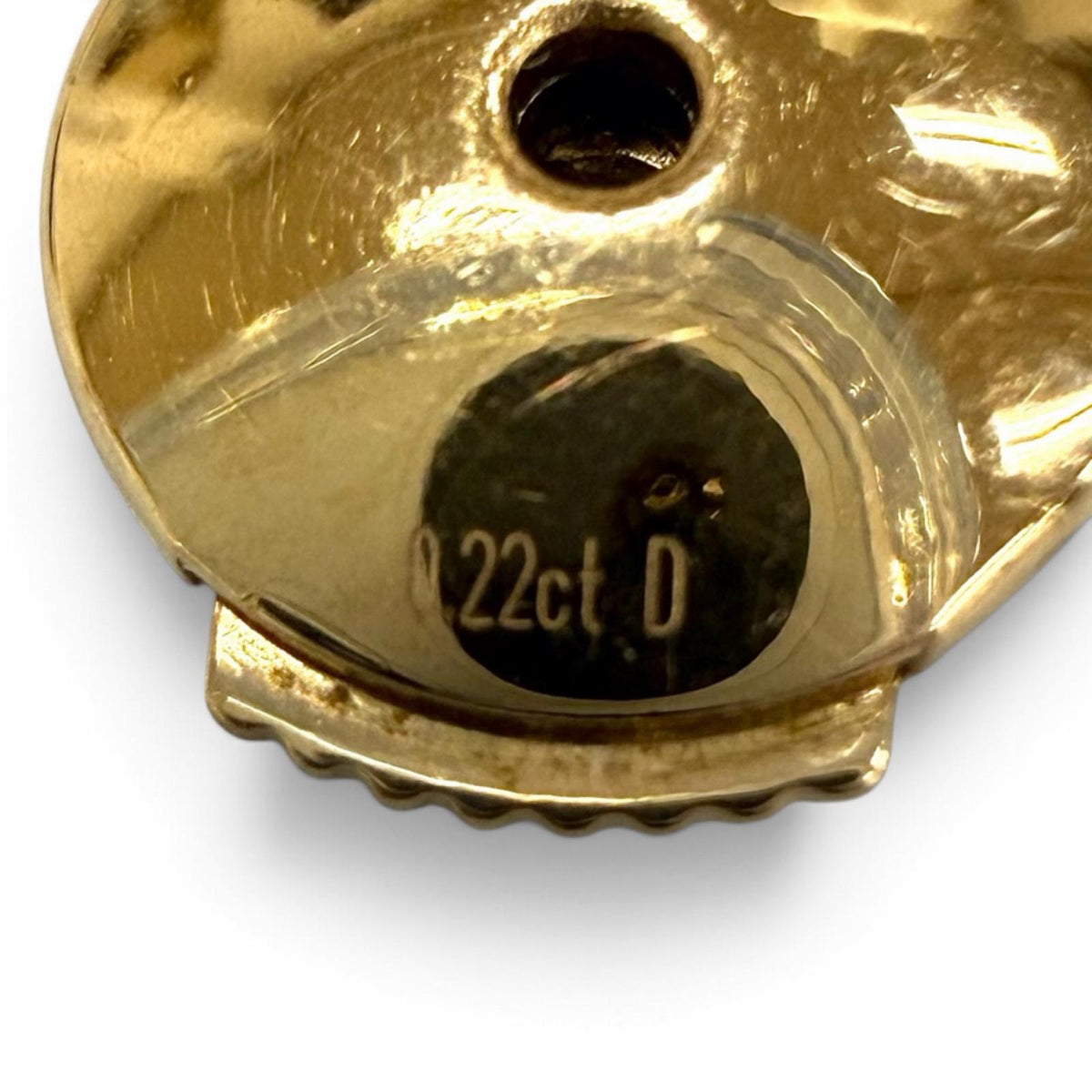 カルティエ ダムール ダイヤ ピアス 枠：8mm ダイヤ中央:約0.18ct ピアス ピンクゴールド レディース