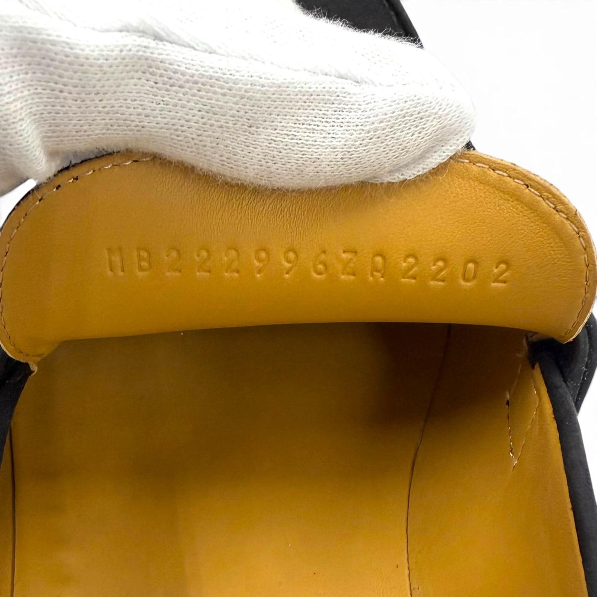 エルメス ケリーバックル Uチップ レザーシューズ ローファー ブラック 42.5 メンズ