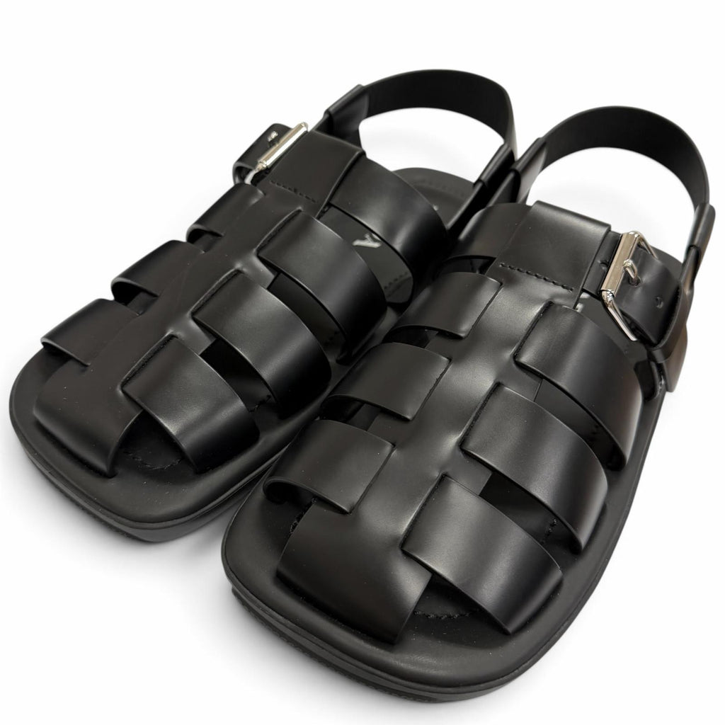 プラダ バックストラップ グルカ サンダル ブラック 8 メンズ 未使用品