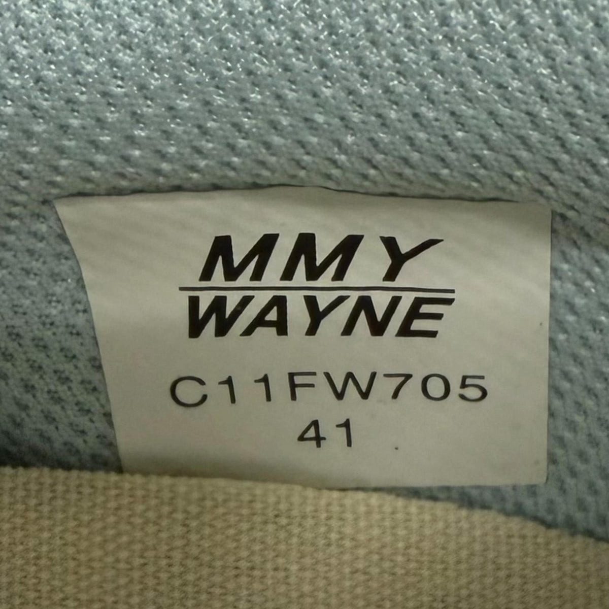 メゾン ミハラヤスヒロ ミシェル WAYNE with lips ローカットスニーカー ブルー 41 メンズ