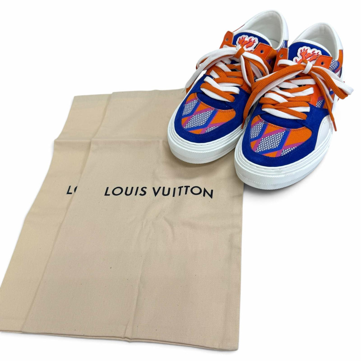 ルイヴィトン LV オリライン ローカットスニーカー ブルー 6 メンズ