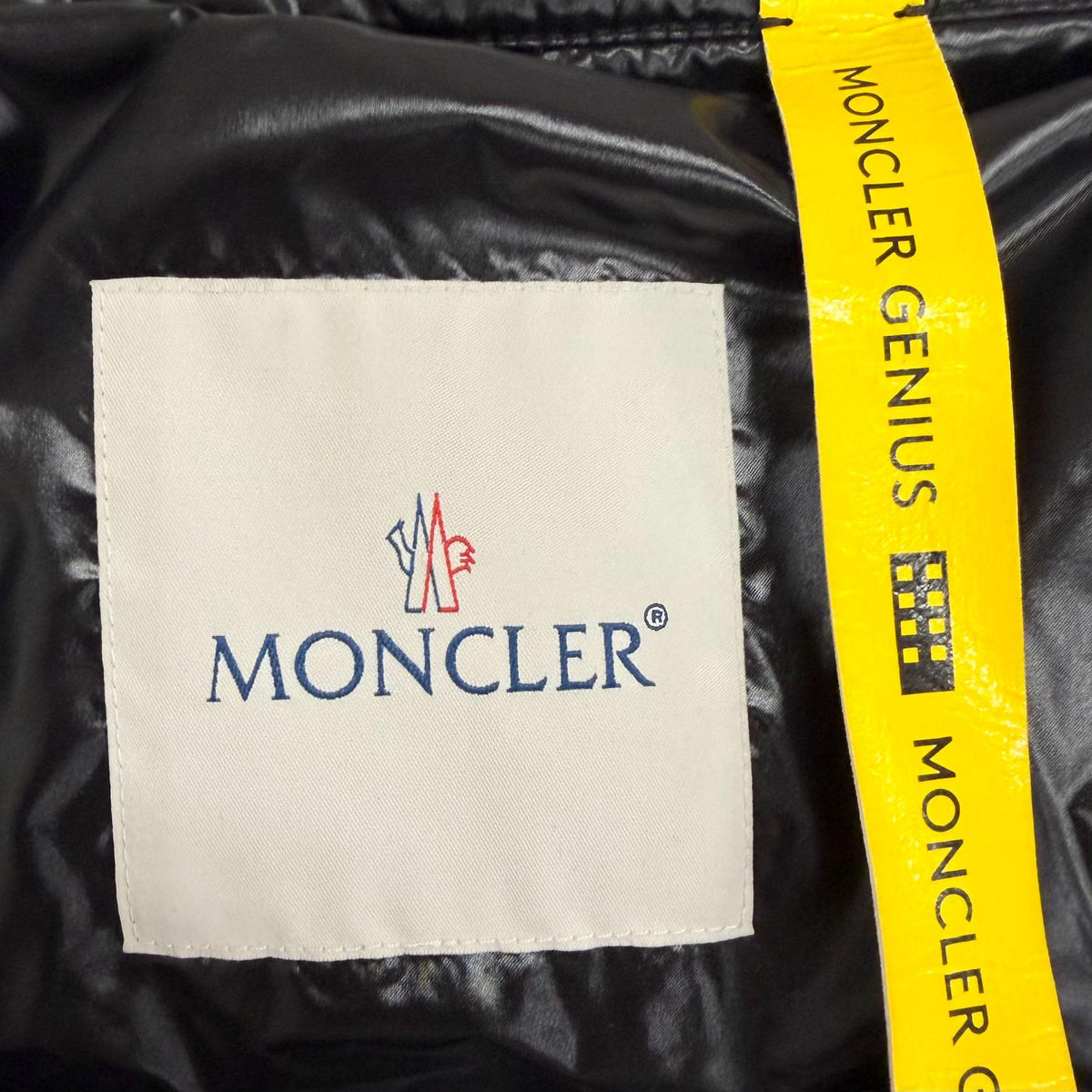 モンクレールジーニアス 7 フラグメント ヒロシフジワラ OSTEEN GILET ダウンベスト ブラック 1 メンズ