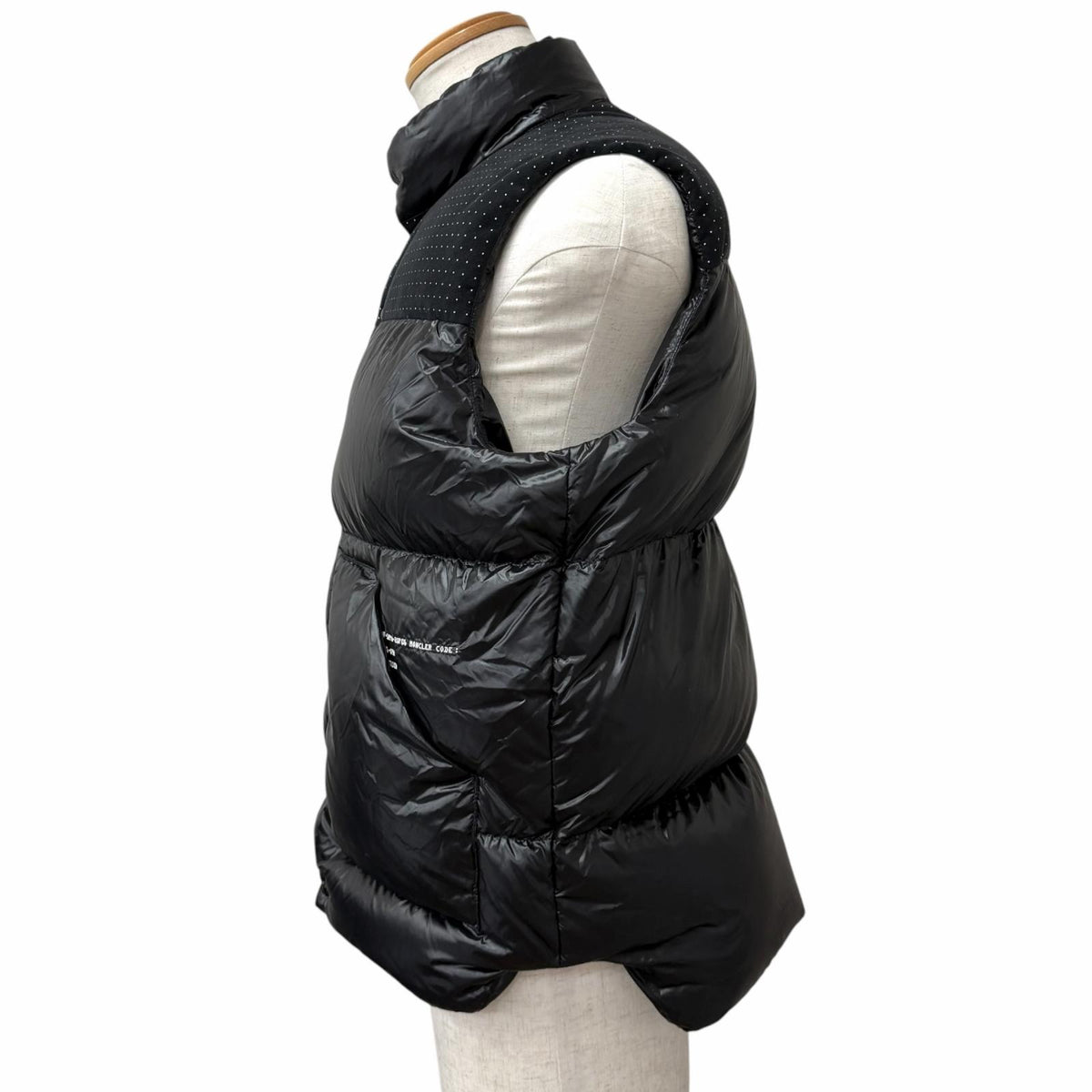モンクレールジーニアス 7 フラグメント ヒロシフジワラ OSTEEN GILET ダウンベスト ブラック 1 メンズ