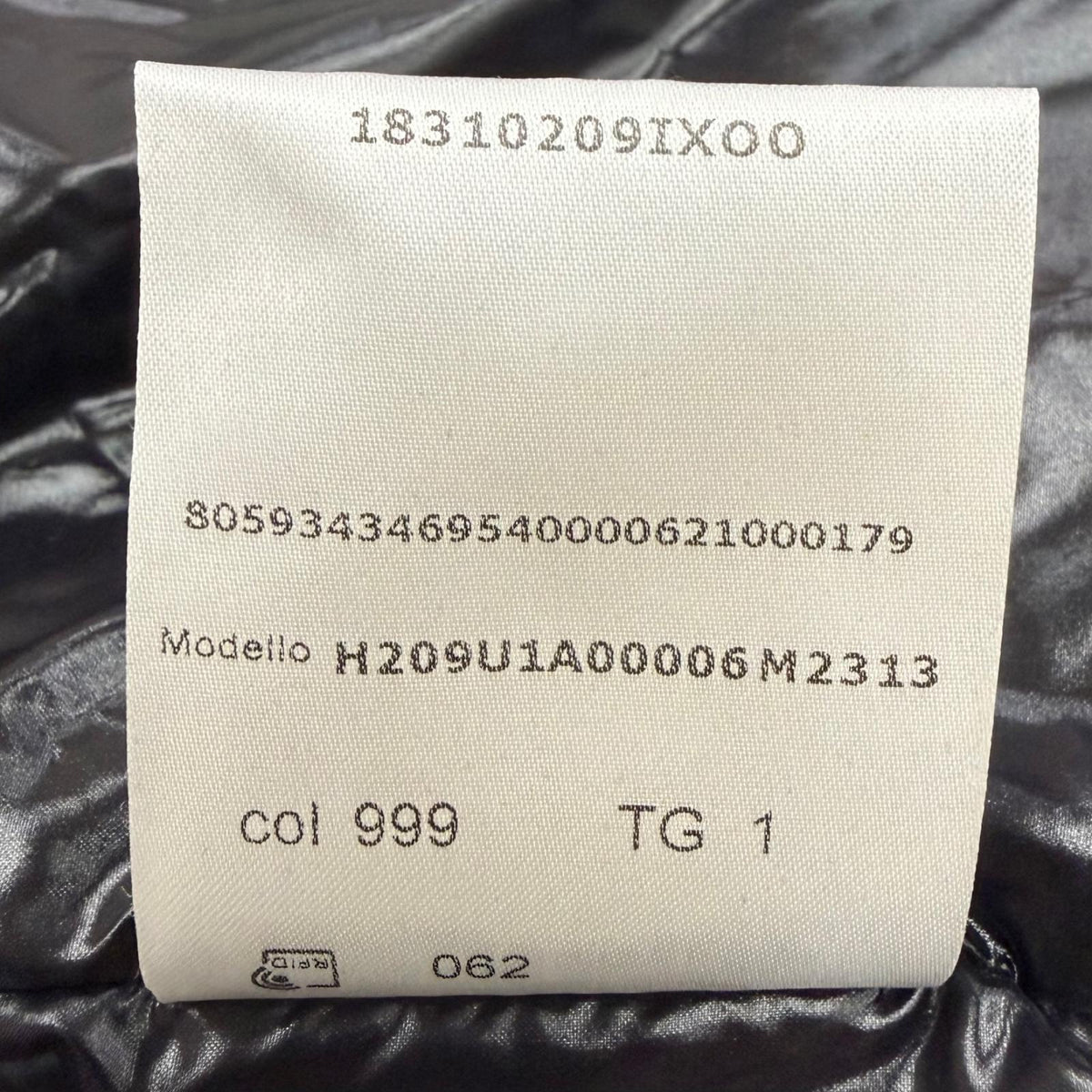 モンクレールジーニアス 7 フラグメント ヒロシフジワラ OSTEEN GILET ダウンベスト ブラック 1 メンズ