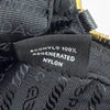 プラダ Re-Nylon リスレット付トライアングルロゴ サーフプリント ポーチ ブルー レディース
