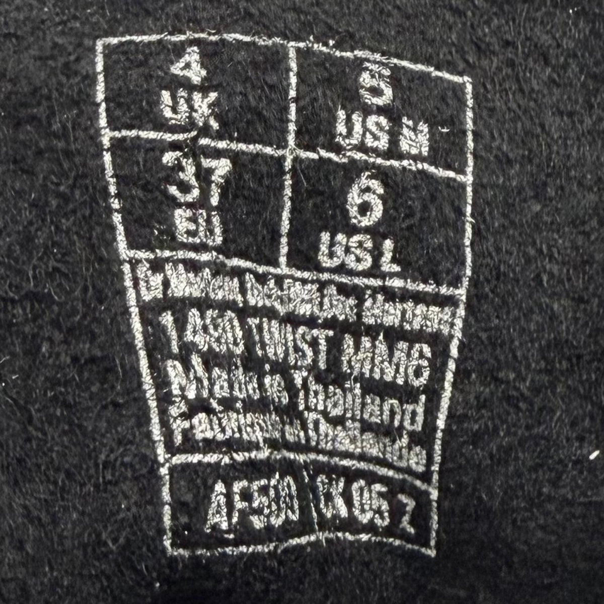 ドクターマーチン エムエムシックス 1490 TWIST コラボブーツ カレンダーロゴ 10ホール レースアップ レザー ショートブーツ ブラック UK4 レディース