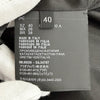 プラダ トライアングルロゴ ダブルブレスト ロング コート ブラック IT 40 レディース