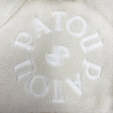 パトゥ MEDALLION LOGO クロップド丈 ボア パーカー アイボリー S レディース