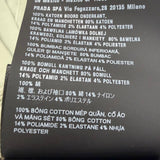 プラダ ダメージ加工 トレーナー スウェット ライトグリーン XS メンズ