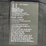 プラダ トライアングルロゴ 三角プレート スラックス パンツ ブラック 46 メンズ