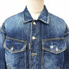 ディースクエアード Dropped Shoulder Jean Jacket 裏地プリントデザイン ジージャン デニムジャケット インディゴブルー 46 メンズ