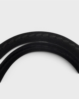 NEWSEDのプラダ ジャルディニエール カナパ ハンドバッグの黒いコットンキャンバス製ハンドル部分のクローズアップ