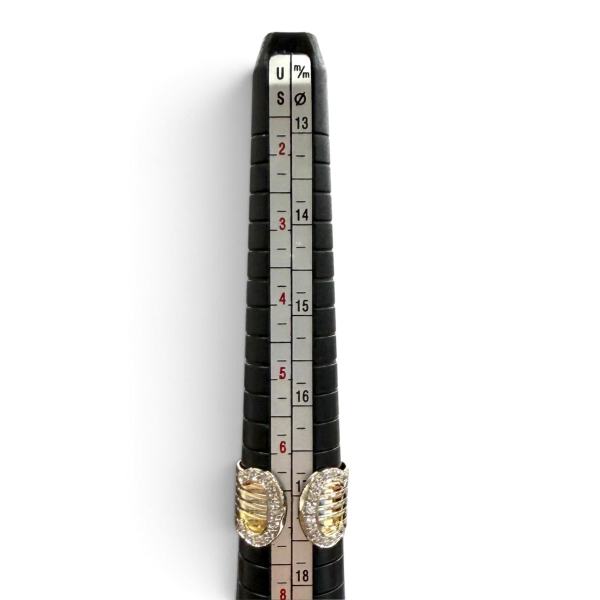 カルティエ 2C ドゥーブルC ラージLM スリーカラー リング 指輪 イエローゴールド 54 (JP14号相当） レディース