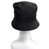プラダ トライアングルロゴ 三角プレート Re-Nylon バケット ハット ブラック M メンズ