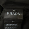 プラダ トライアングルロゴ 三角プレート ダウンベスト ブラック 46 メンズ