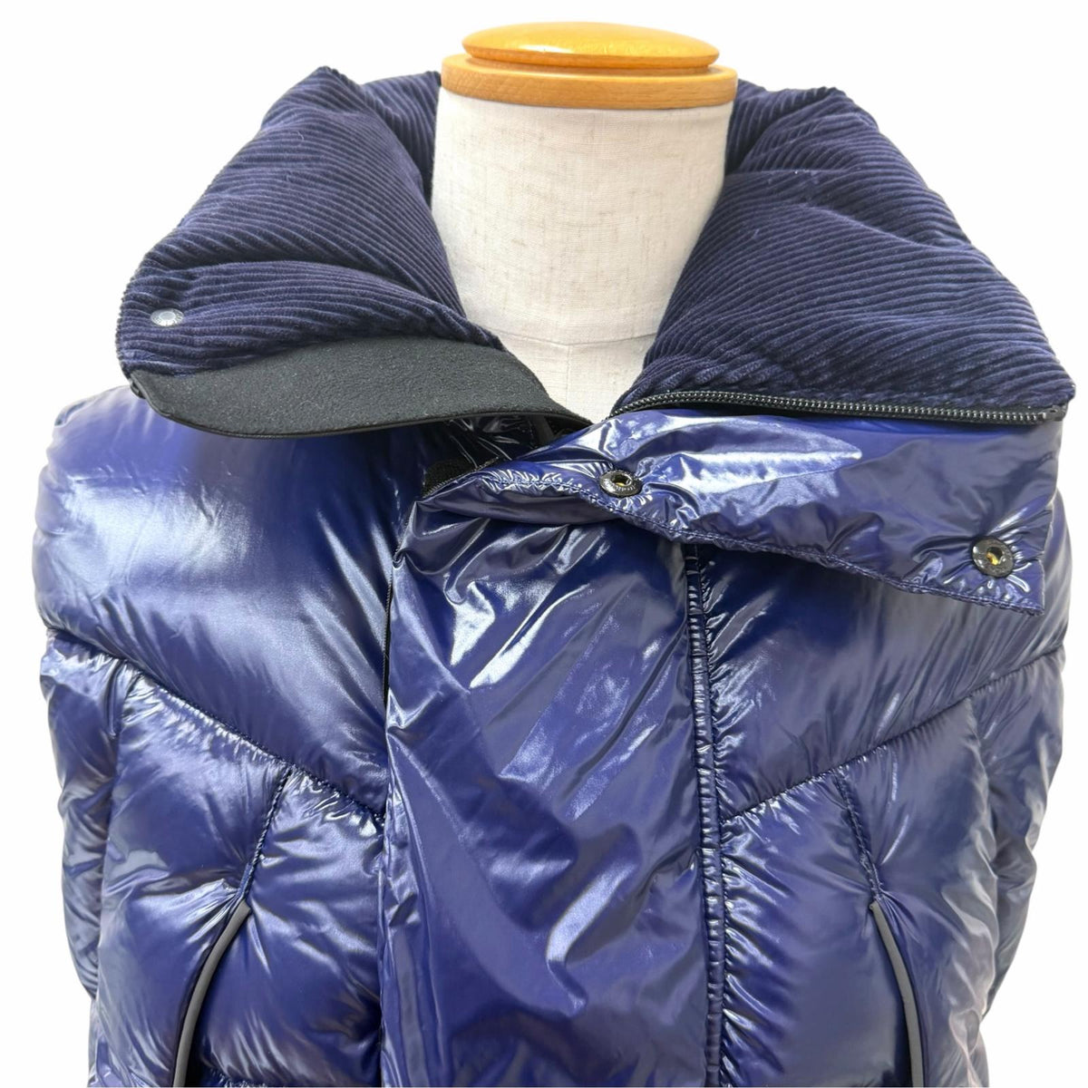モンクレール グルノーブル BERZIN GILET ロゴワッペン ダウンベスト ネイビー 0 メンズ