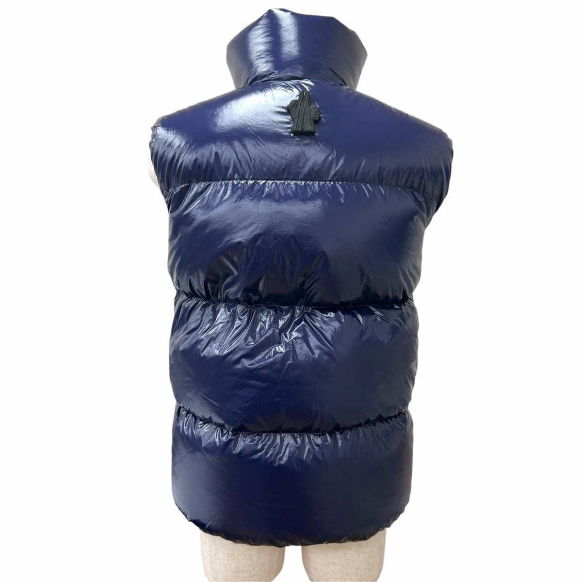 モンクレール グルノーブル BERZIN GILET ロゴワッペン ダウンベスト ネイビー 0 メンズ