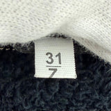 プラダ Terry Cloth トライアングルロゴ パイルバッグ ハンドバッグ ネイビー レディース
