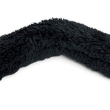 プラダ Terry Cloth トライアングルロゴ パイルバッグ ハンドバッグ ネイビー レディース