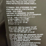 プラダ トライアングルロゴプレート ノースリーブ ミニ丈 ワンピース ブラック IT 38 レディース