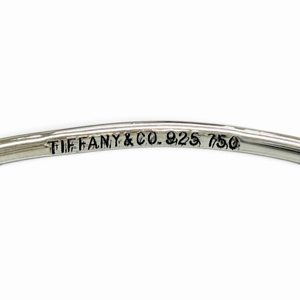 ティファニー フック&アイ コンビ バングル ブレスレット アクセサリー バングル シルバー レディース