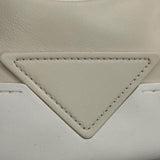 プラダ トライアングルロゴ 三角プレート スニーカー チョークホワイト 9 メンズ