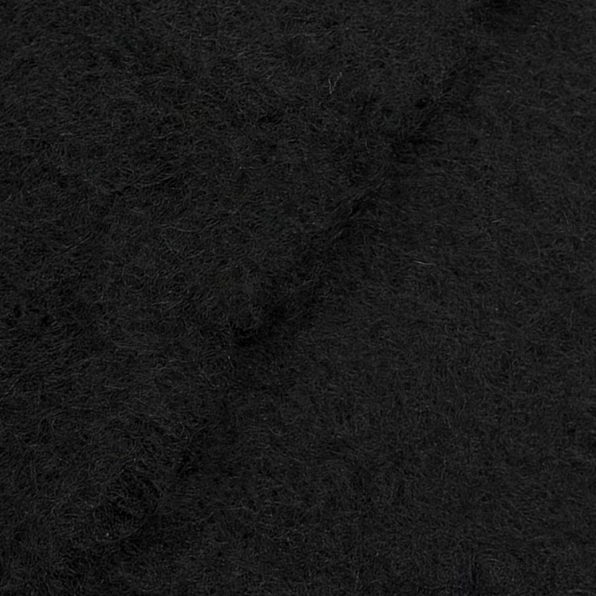 ロエベ レザーアナグラムパッチ付 フリンジ マフラー ブラック レディース