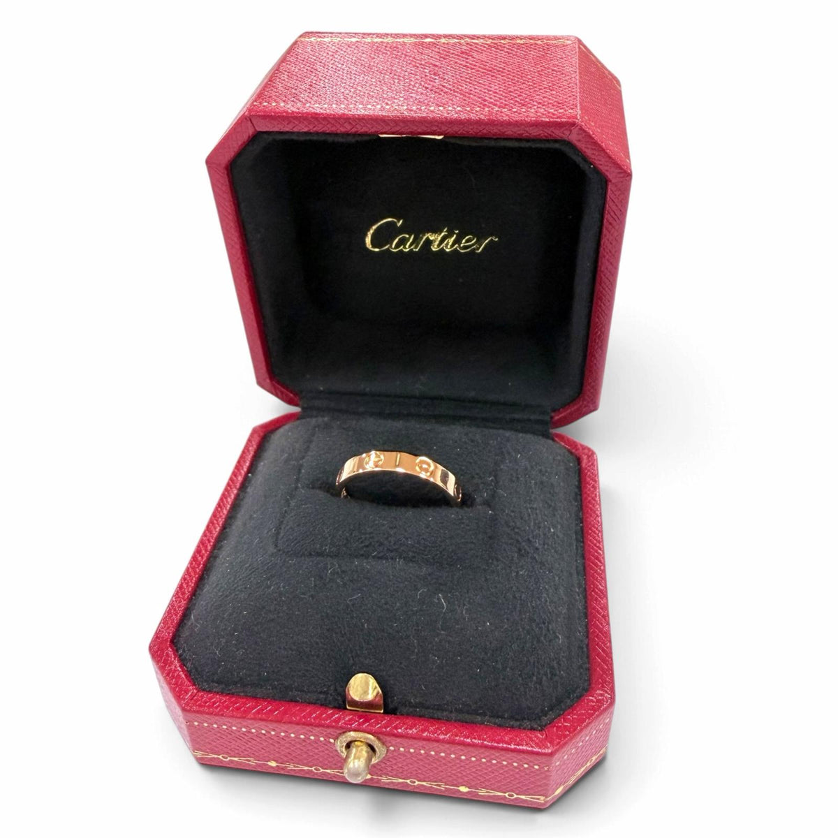 カルティエ LOVE リング スモールモデル リング 指輪 ピンクゴールド 55 JP15号相当 レディース