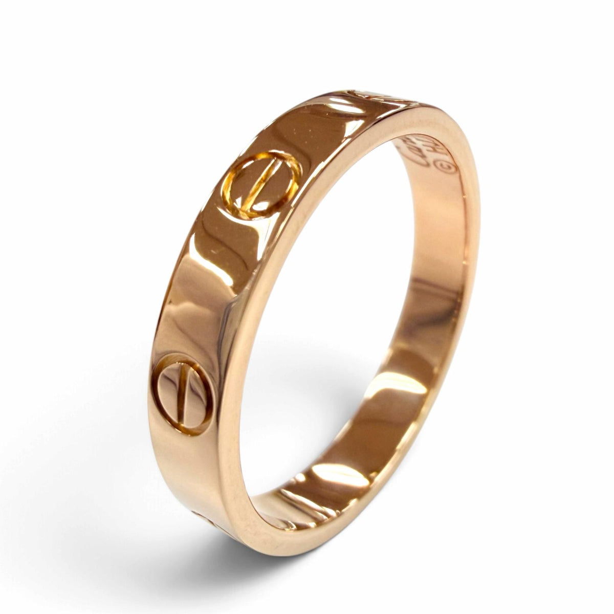 カルティエ LOVE リング スモールモデル リング 指輪 ピンクゴールド 55 JP15号相当 レディース
