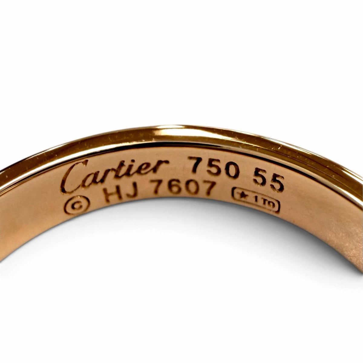 カルティエ LOVE リング スモールモデル リング 指輪 ピンクゴールド 55 JP15号相当 レディース