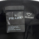 プラダ RE-NYLON トライアングルロゴ ベースボール キャップ ブラック XL メンズ