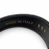プラダ マテラッセレザー フラットフォームサンダル トライアングルロゴ サンダル ブラック 35.5 レディース 未使用品