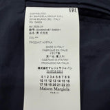 メゾンマルジェラ14 比翼仕立て シングル ノーカラー テーラードジャケット ネイビー IT 46 メンズ