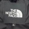 ザ・ノースフェイス NUPTSE JACKET ヌプシジャケット フード入り ロゴ刺繍 ジップアップ ダウンジャケット ブラウン L メンズ
