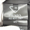 プラダ トライアングルロゴプレート Re Nylon リナイロン ジップアップ ブルゾン ジャケット ブラック IT 36 レディース