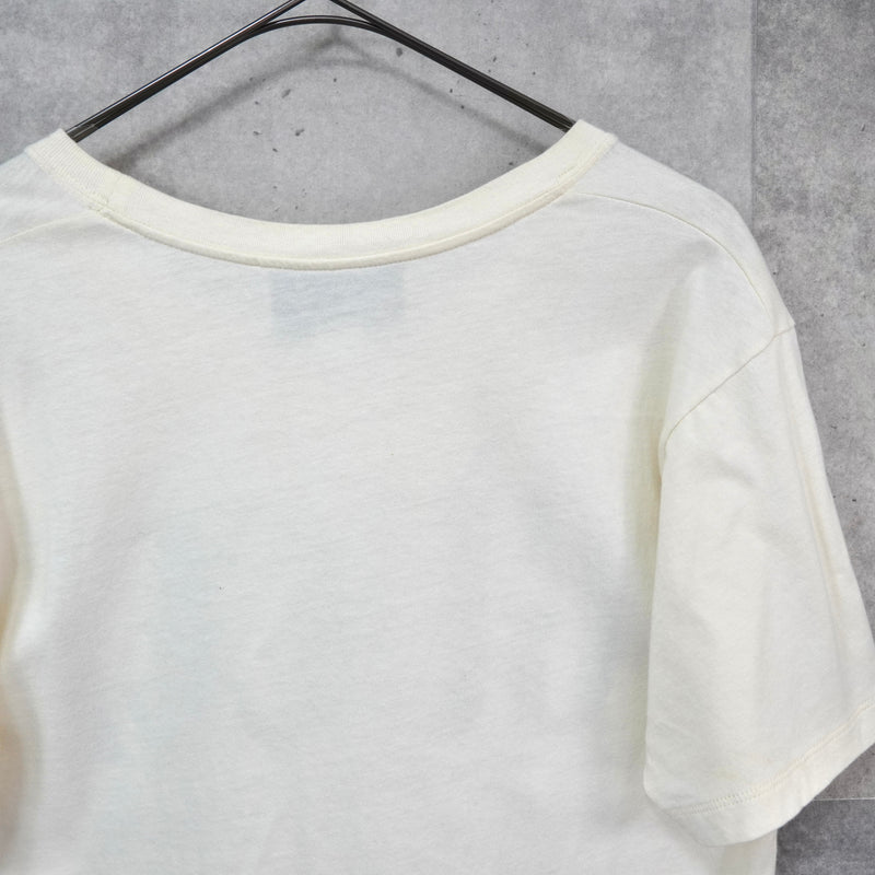 Gucci 象牙色经典徽标 T 恤