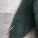 ポロ ラルフローレン スモールポニーロゴ ウール ニット グリーン