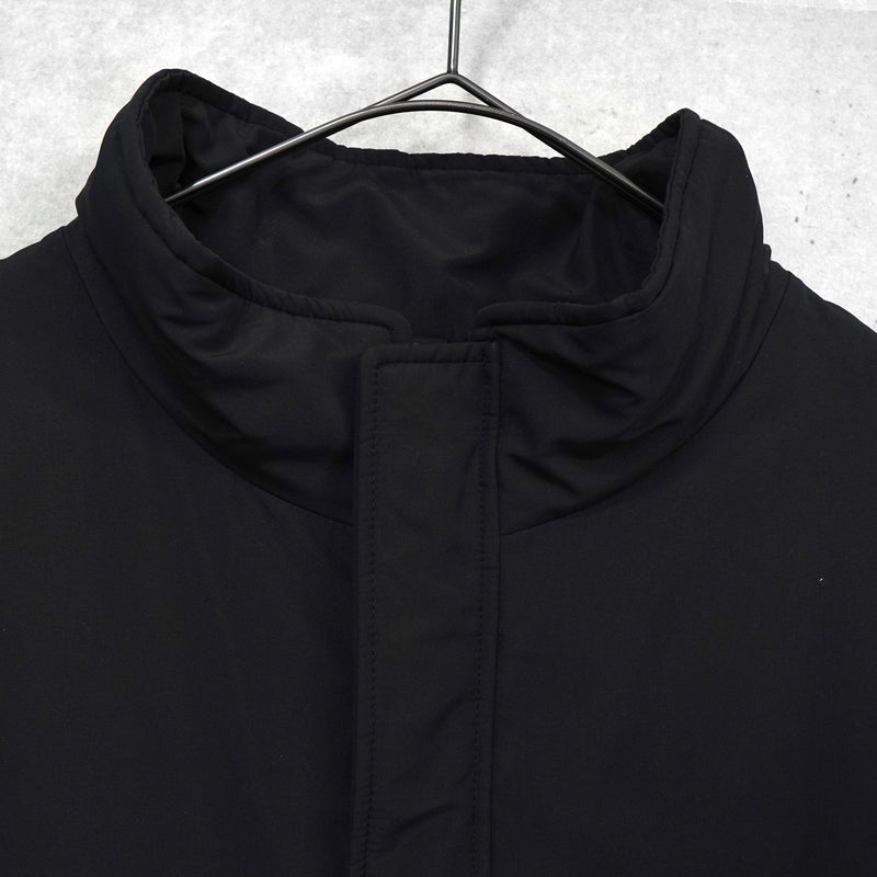 イヴ サンローラン ヴィンテージ YSLロゴ 中綿ジャケット ブラック