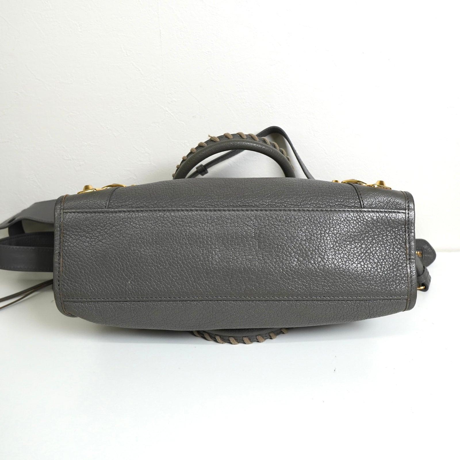 バレンシアガ レザー メタリックエッジシティ 2WAY ハンド ショルダーバッグ BALENCIAGA 新品同様 バレンシアガ メタリック エッジ シティ