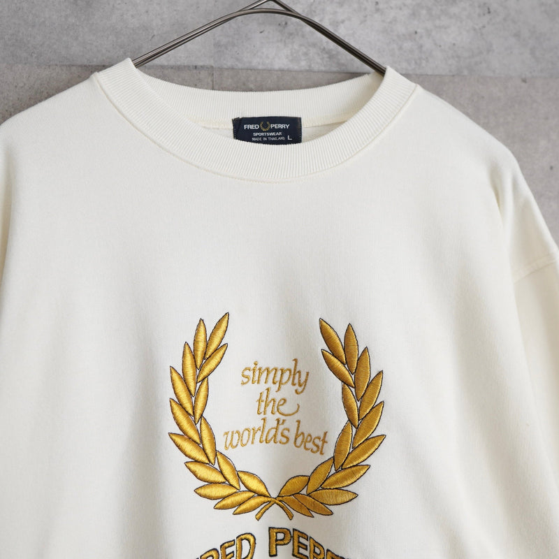 00's｜Gold Embroidery Sweatshirt - NEWSED