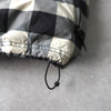 00's｜Logo Embroidery Block Check Puffer Jacket