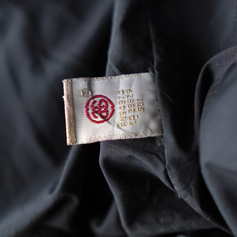 00's｜Logo Embroidery Block Check Puffer Jacket - NEWSED