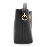 サンローラン LE 37 ミニ レザー 2way ショルダーバッグ ハンドバッグ ブラック